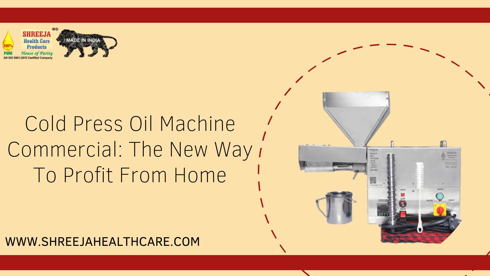 Cold Press Oil Machine Commercial: The New Way To Profit From Home