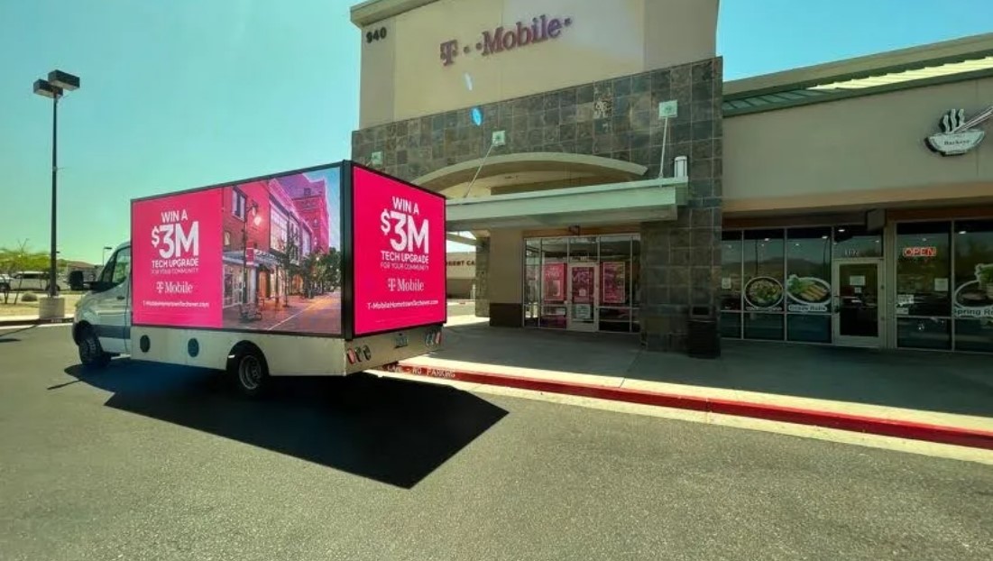 Digital billboard truck